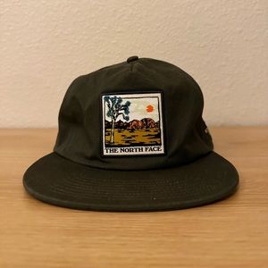 North Face flat brim hat